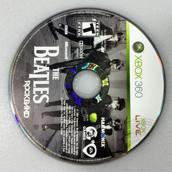 The Beatles: Rock Band 2009 Harmonix MTV Games Microsoft Xbox 360 Disc Only - Picture 4 of 8